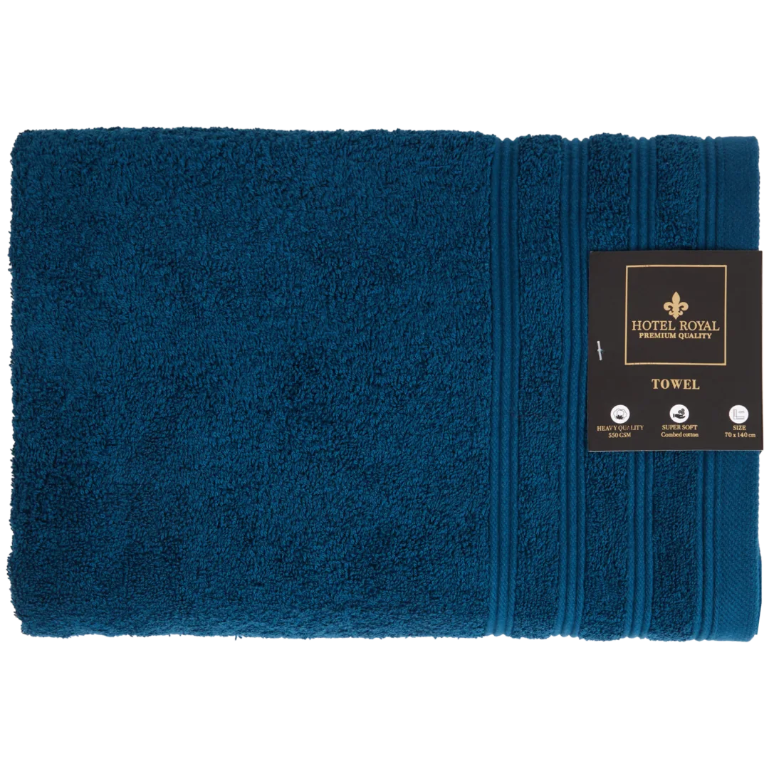Hotel Royal badlaken blauw 70 x 140 cm