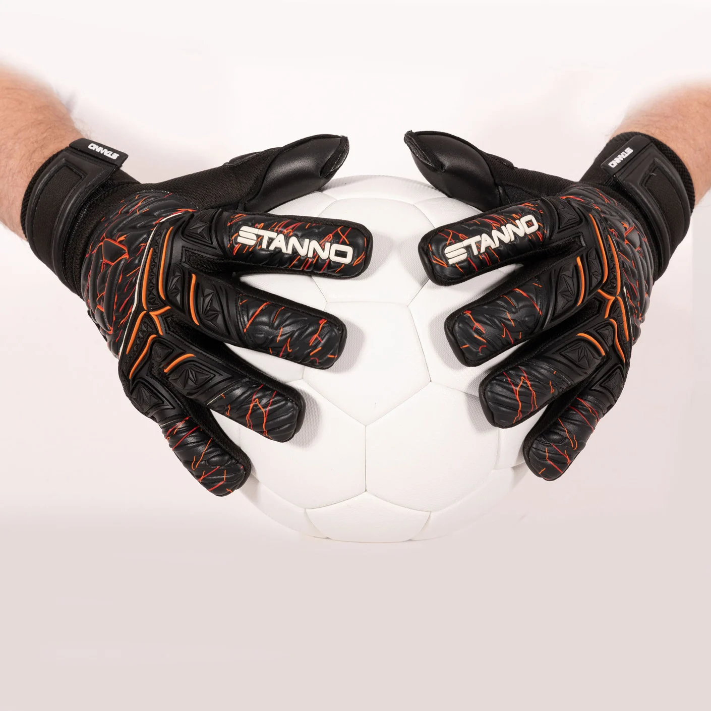 Stanno Volare Match II Keepershandschoenen Zwart Oranje