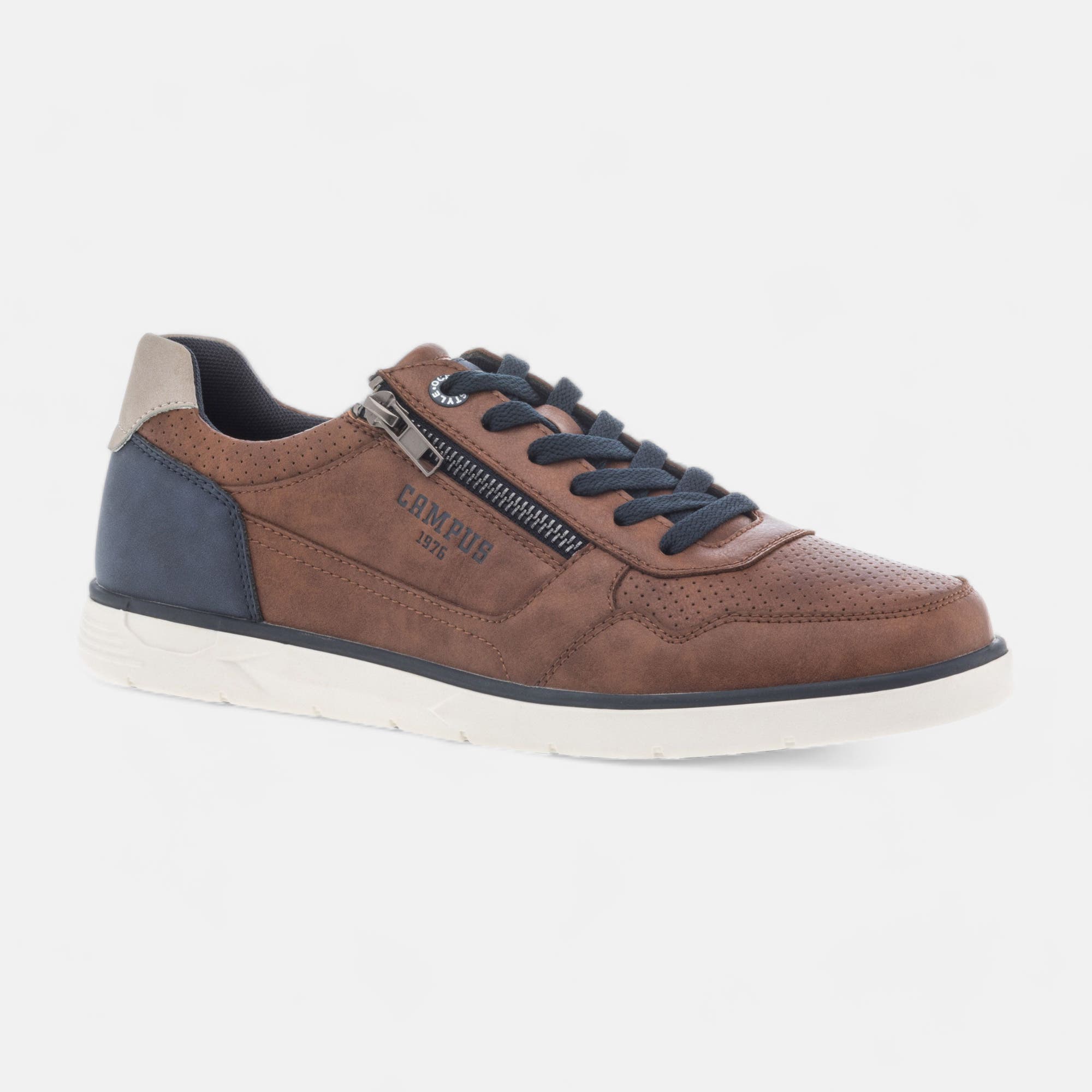 Baskets basses Homme cognac