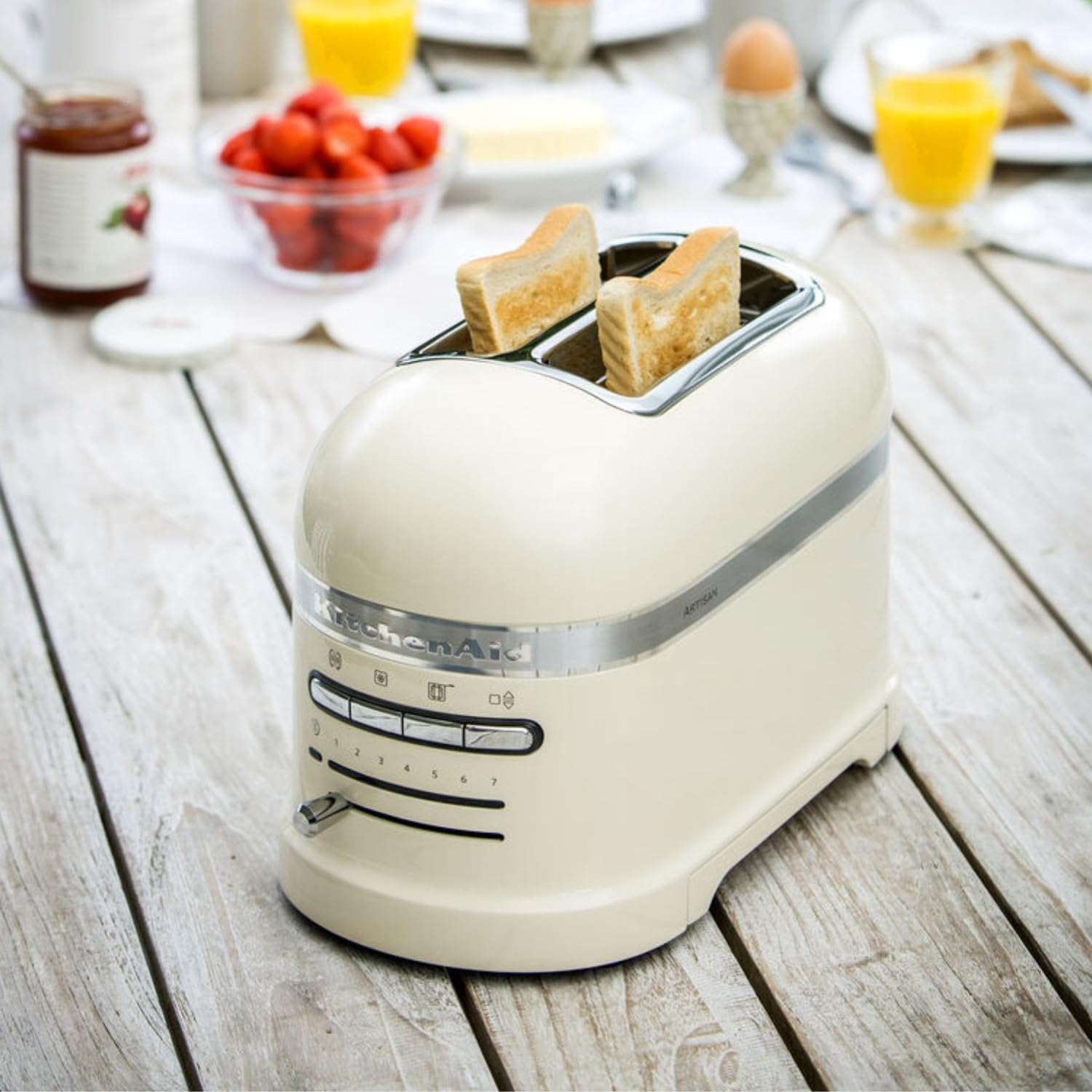 Kitchenaid 5KMT2204EAC Artisan -Toaster für 2 Scheiben, creme