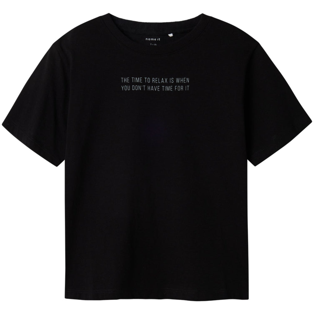 Køb Name It Black Bocalle Regular T-Shirt