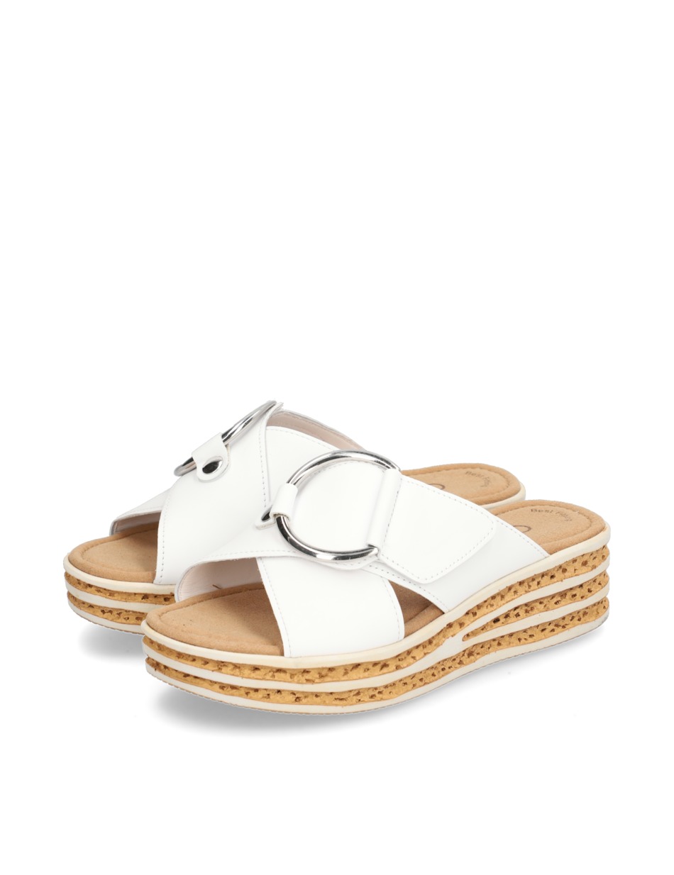 Glattleder Pantoffel