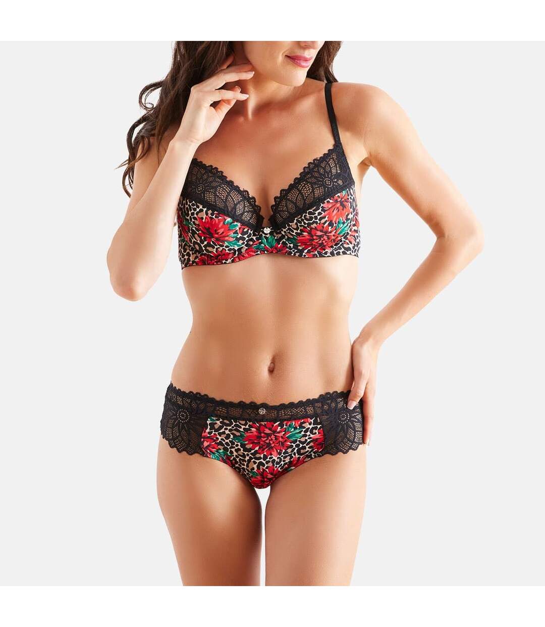 Soutien-gorge armatures noir Lisa