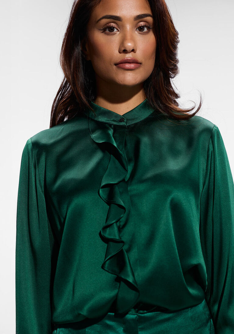 groene marc cain collection blouses zc 51.24 w78