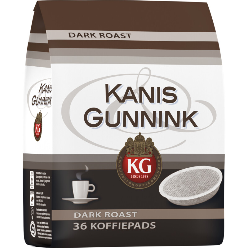 Kanis & Gunnink Dark roast koffiepads