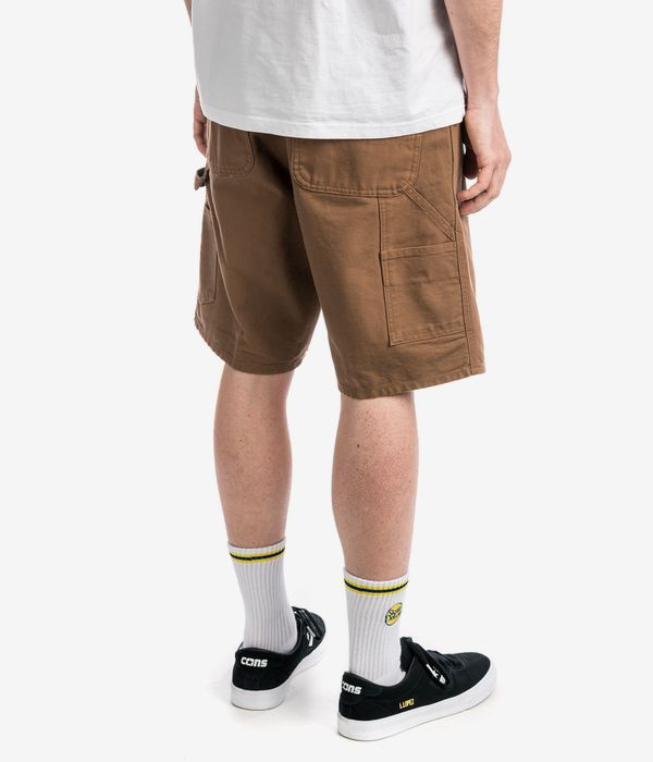 Carhartt WIP Single Knee Organic Dearborn Shorts (hamilton brown rinsed)