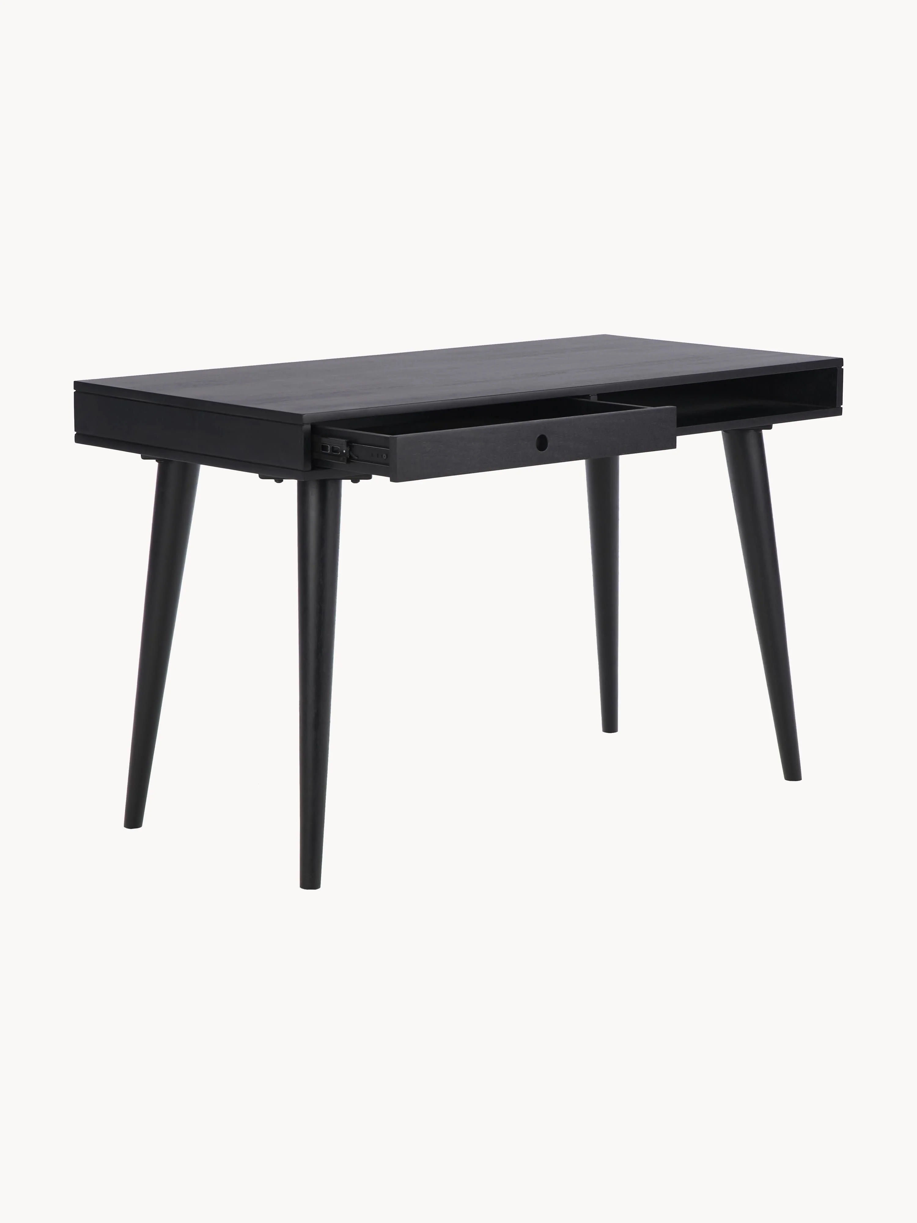 Bureau Tova van massief hout met lades