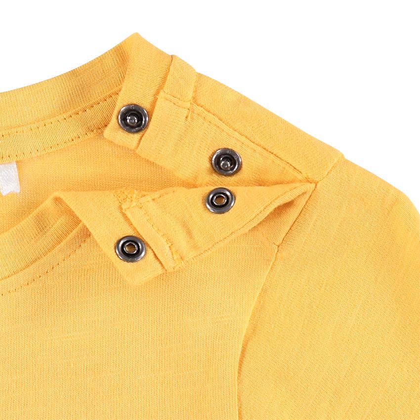 T-shirt manches longues en coton print scooter - Jaune