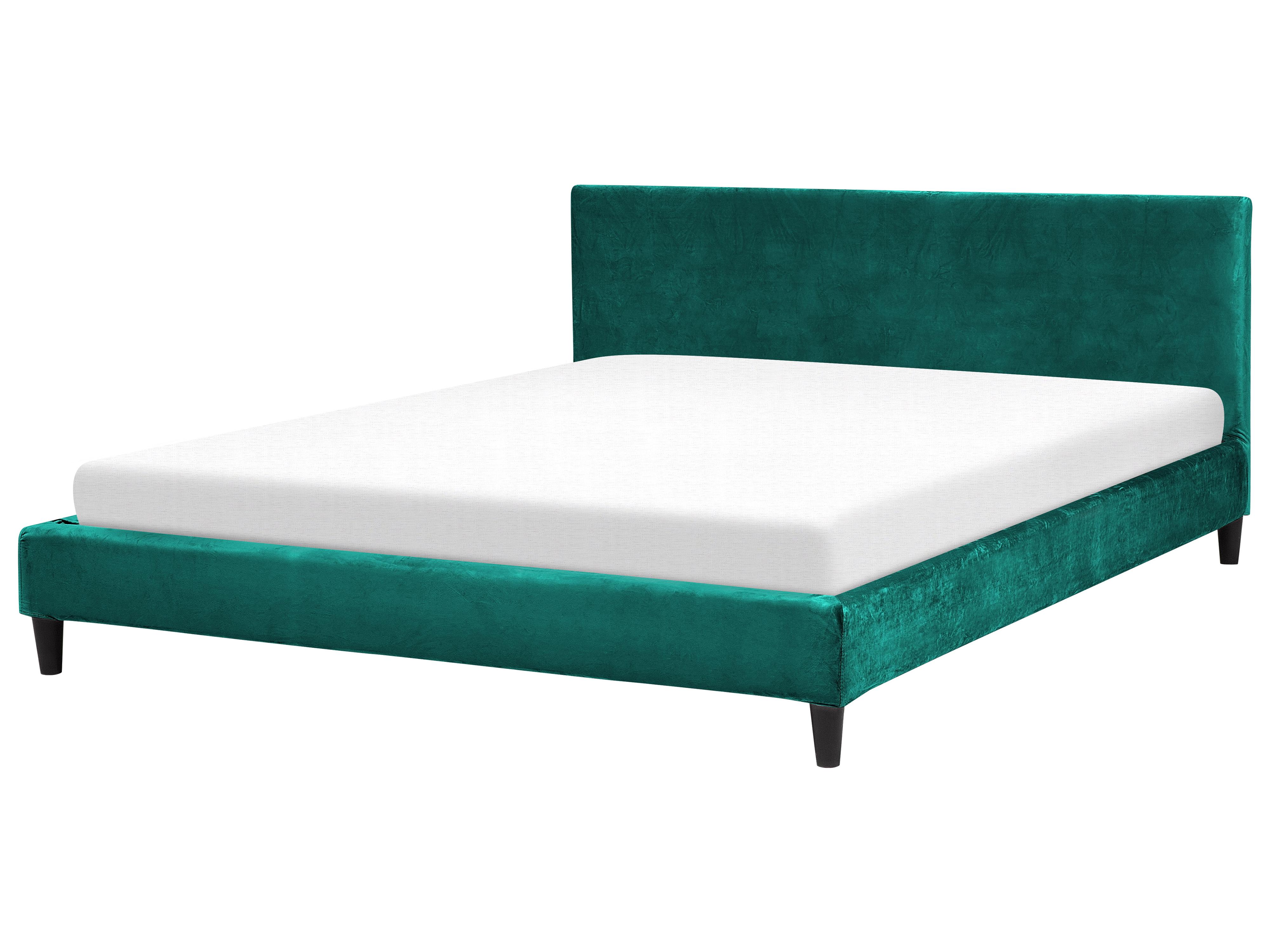Bedframe hoes Fluweel FITOU 180 x 200 cm Smaragdgroen