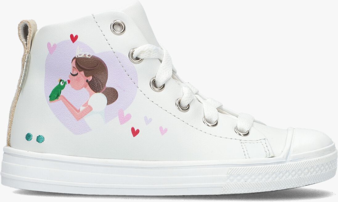 BUNNIESJR witte bunniesjr hoge sneaker frans ferm