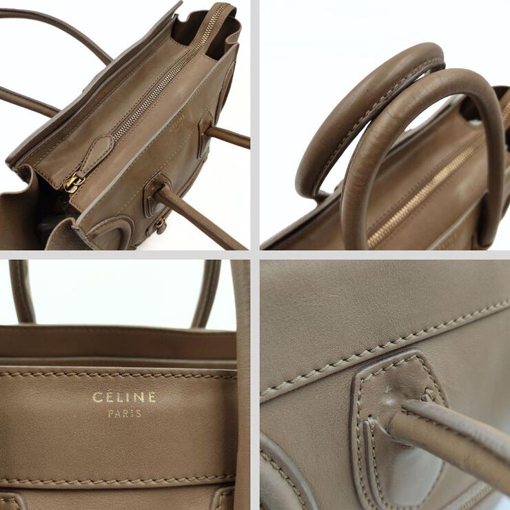 Celine Vintage Celine Luggage Beige