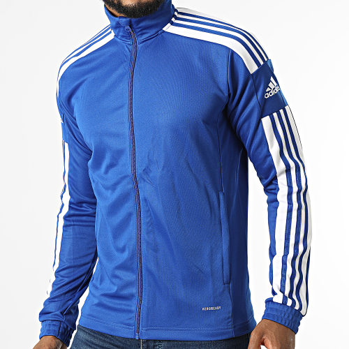 Veste Zippée A Bandes GP6463 Bleu Roi