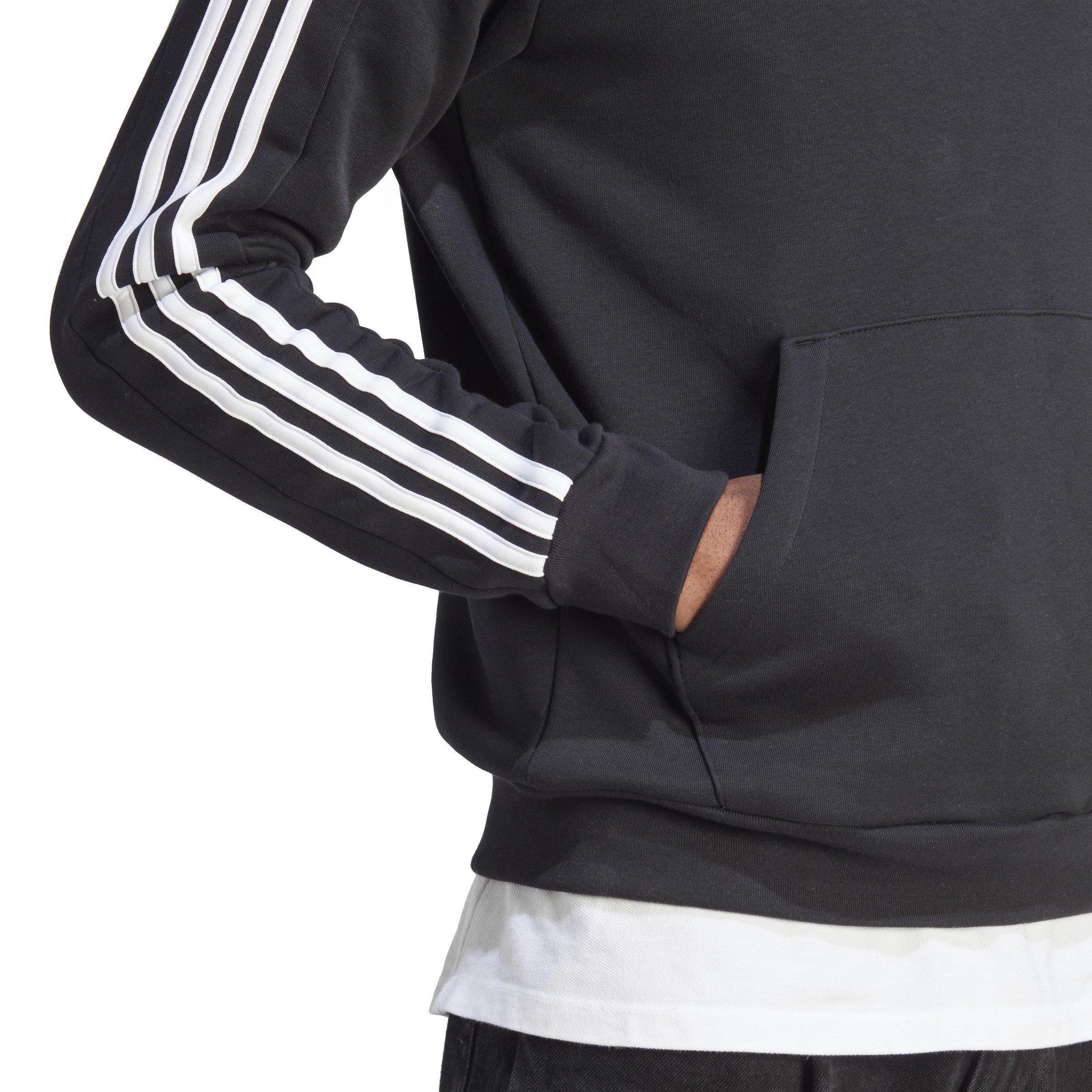 adidas 3 Stripe Zip Top Mens