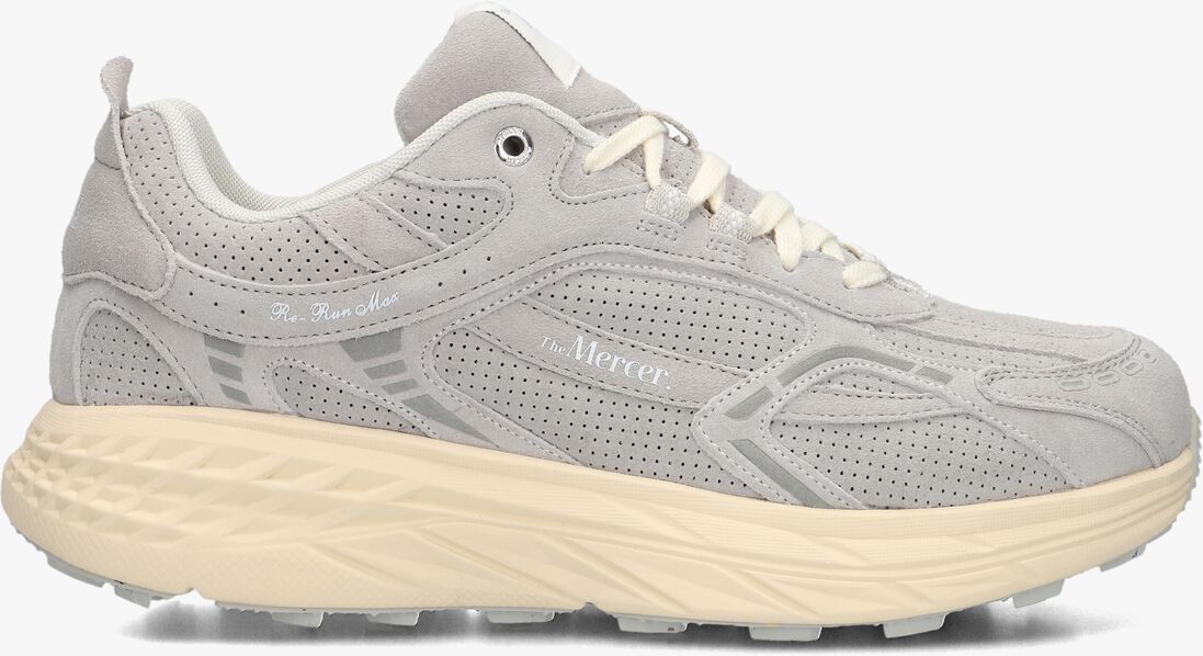grijze mercer amsterdam lage sneakers the re-run max perforated