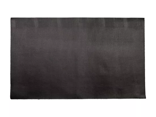 Tapis d'entrée en PVC imprimé marron 45x75