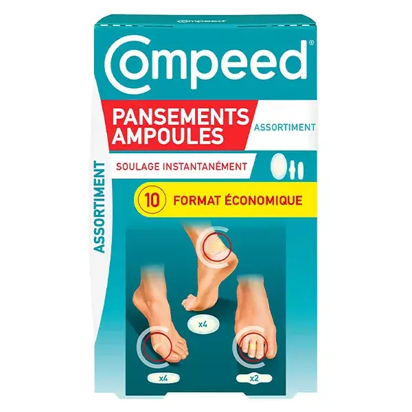 Curativos para bolhas Compeed sortidos (10 unidades)