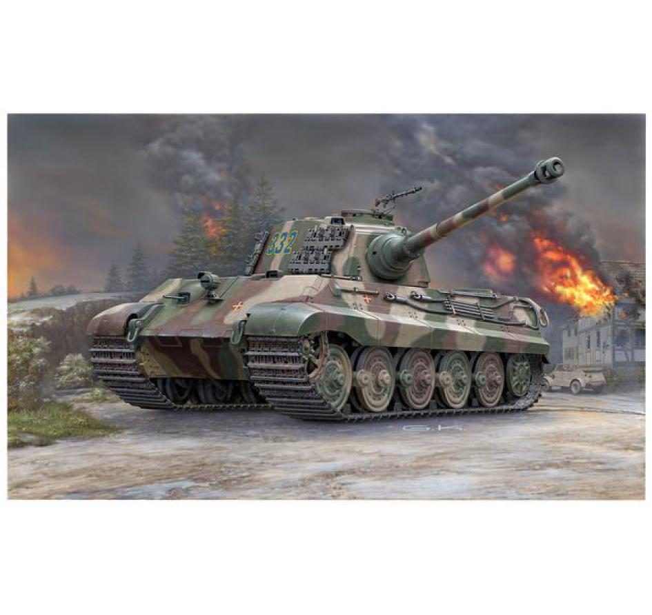 Bausatz Tiger II Ausf.B (Henschel Turret) 1:35Kunststoff Modellbausatz