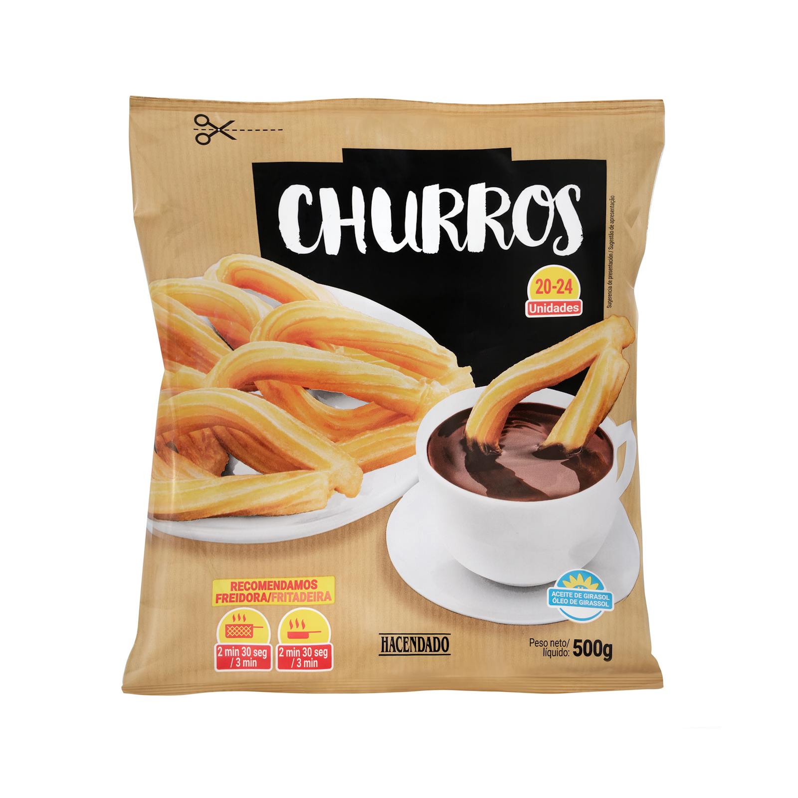 Churros surgelés Hacendado