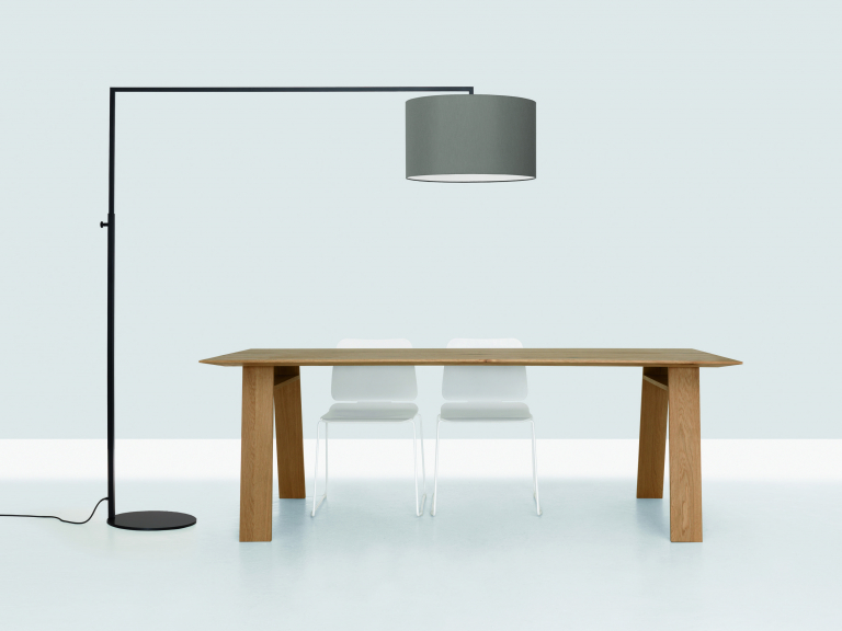 Zeitraum High Noon booglamp warmgrijs