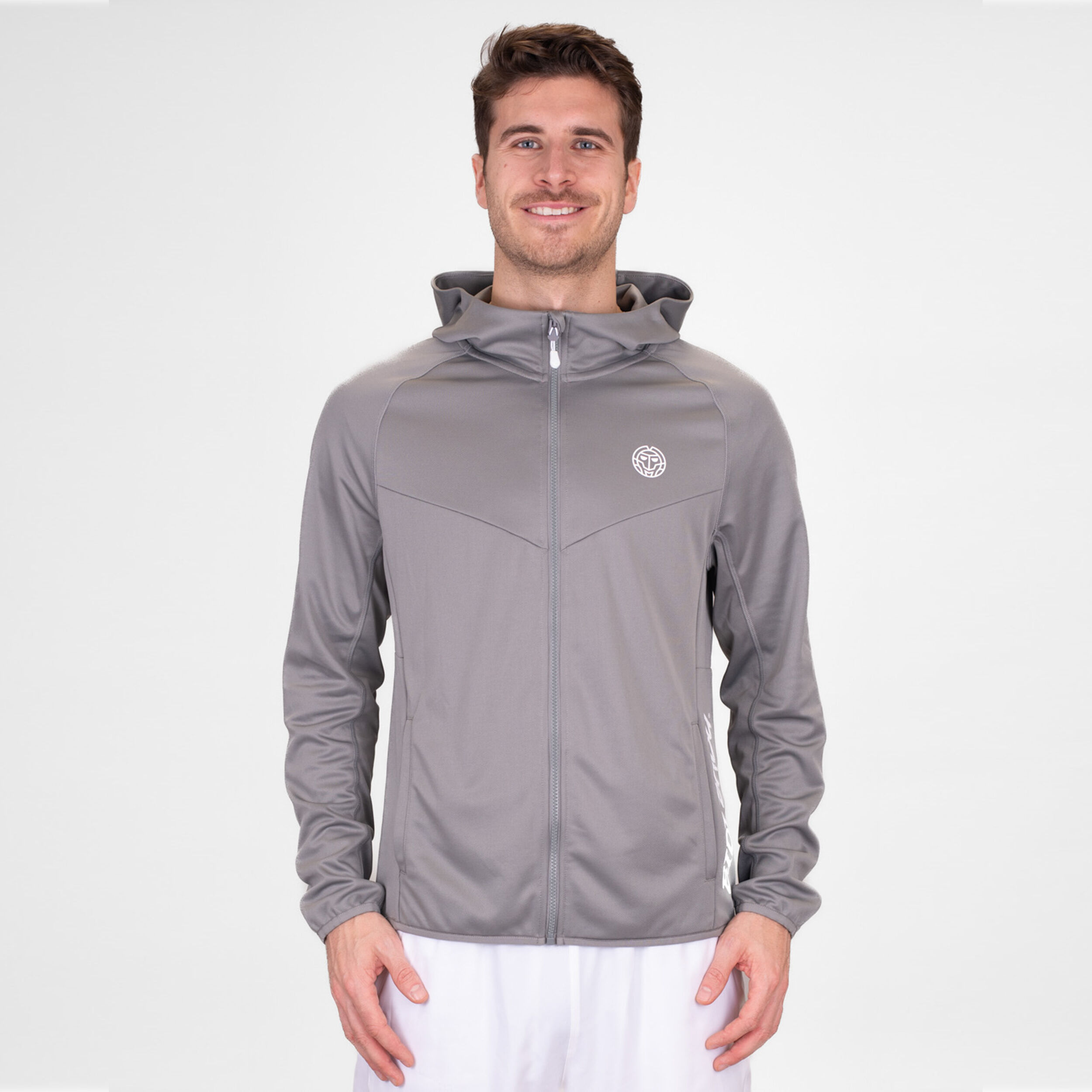 BIDI BADU Crew Hood Veste De Survêtement Hommes - Gris