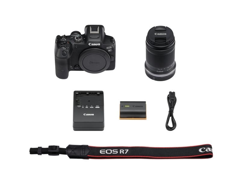 Canon Fotokamera EOS R7 inkl. RF-S 18-150 F3.5-6.3 IS STM EOS R Technologie trifft APS-C Design