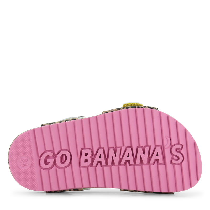 Go Banana‘s sandaal - Leopard Microfiber leer | Meisjes schoenen