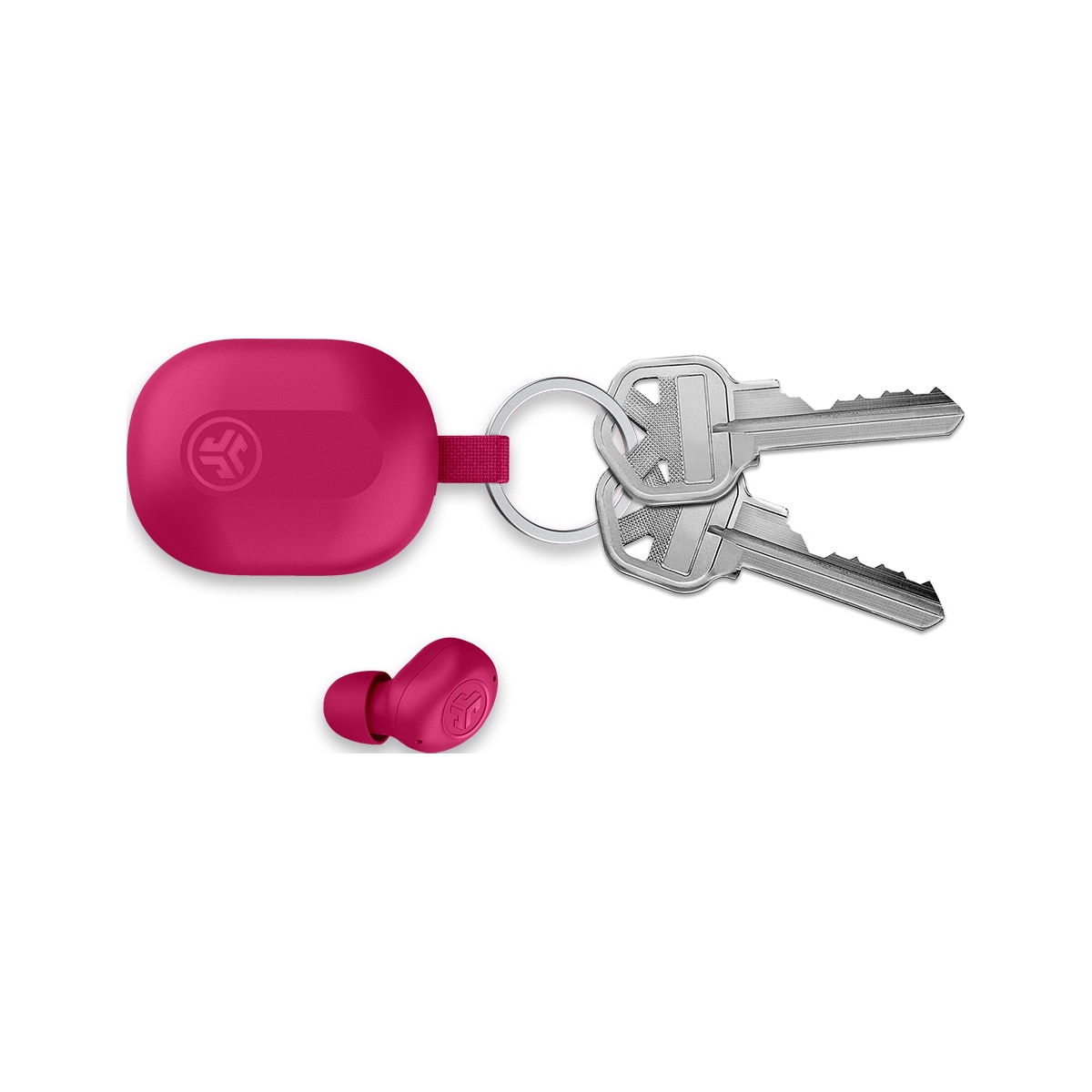JLab Jbuds Mini helt trådløse in-ear hodetelefoner (rosa)