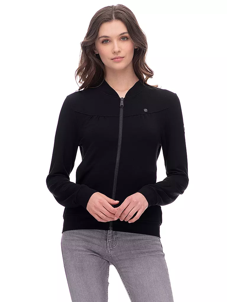 RAGWEAR Sweatjacke NESKA schwarz