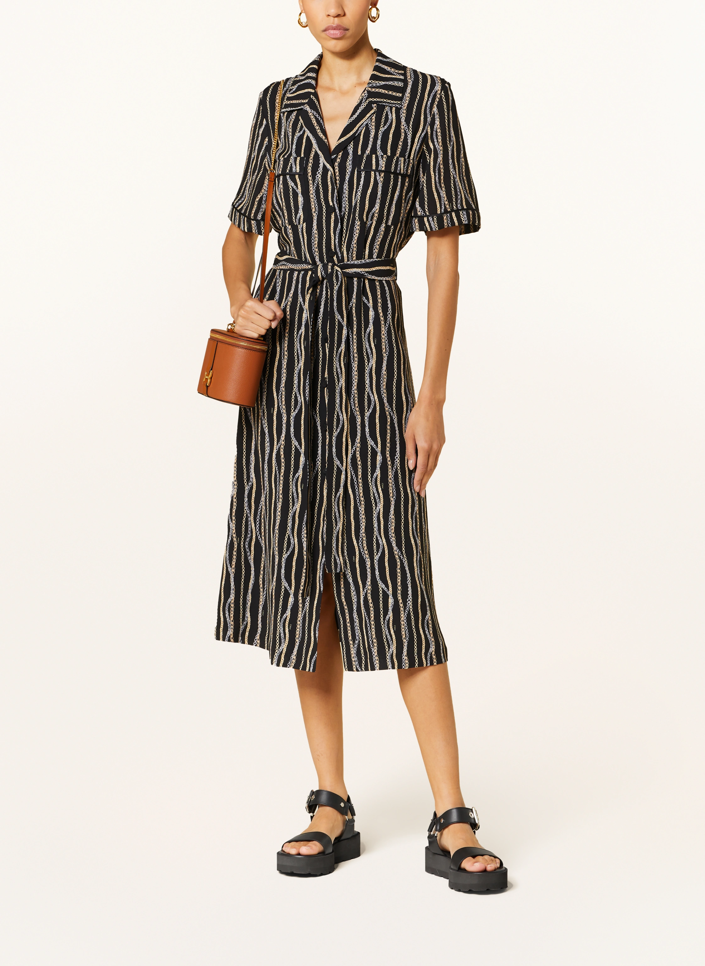 Chloé Hemdblusenkleid aus Seide