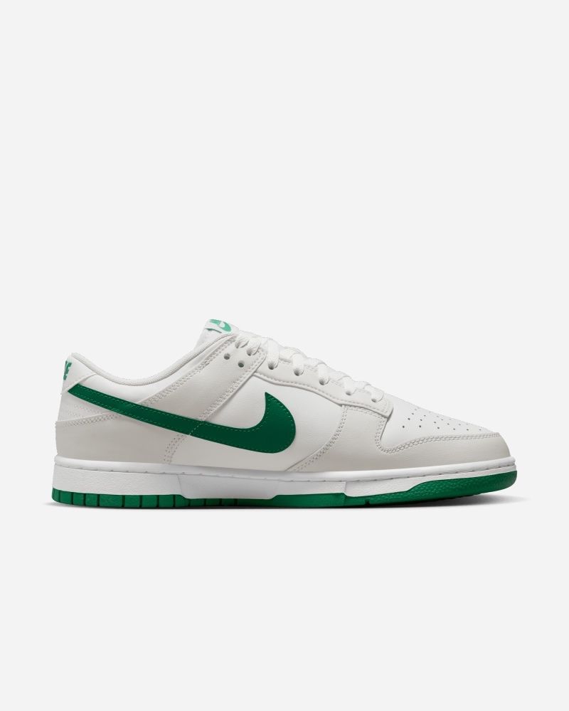 Chaussures Nike Dunk Low Blanc & Vert pour homme