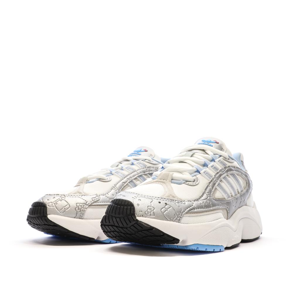 Adidas Baskets Blanches/Bleu Fille Adidas Ozmillen