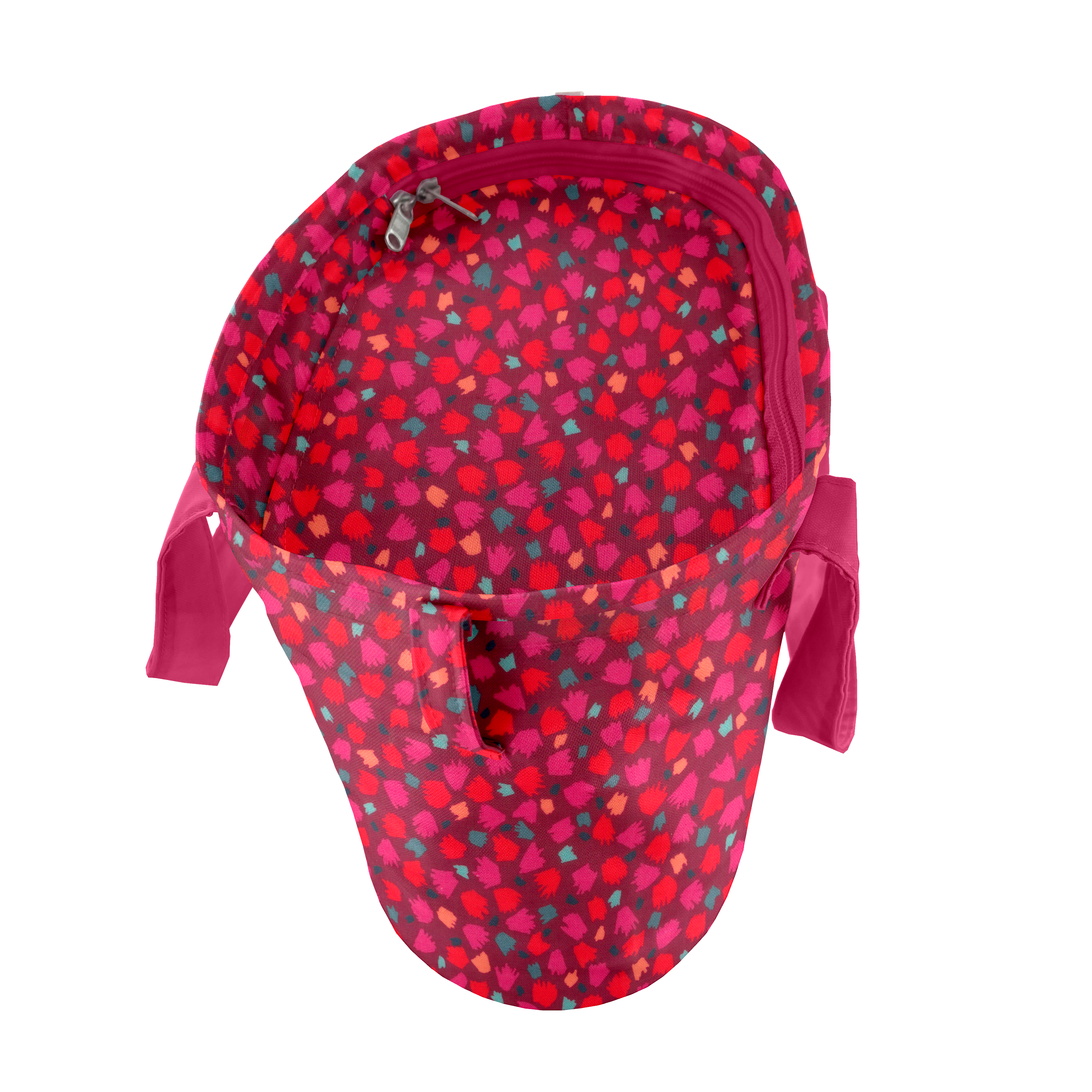 Sac Lunch Isotherme Pompons Cerise