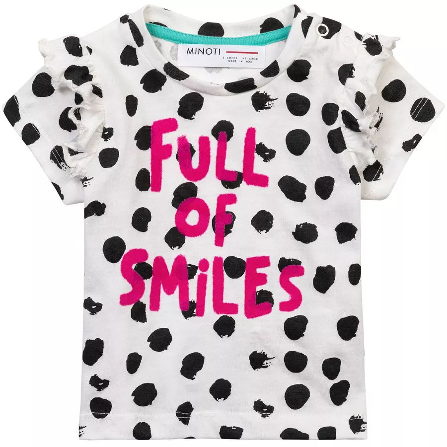 MINOTI T-Shirt und Leggings im Set CremeweißSchwarz