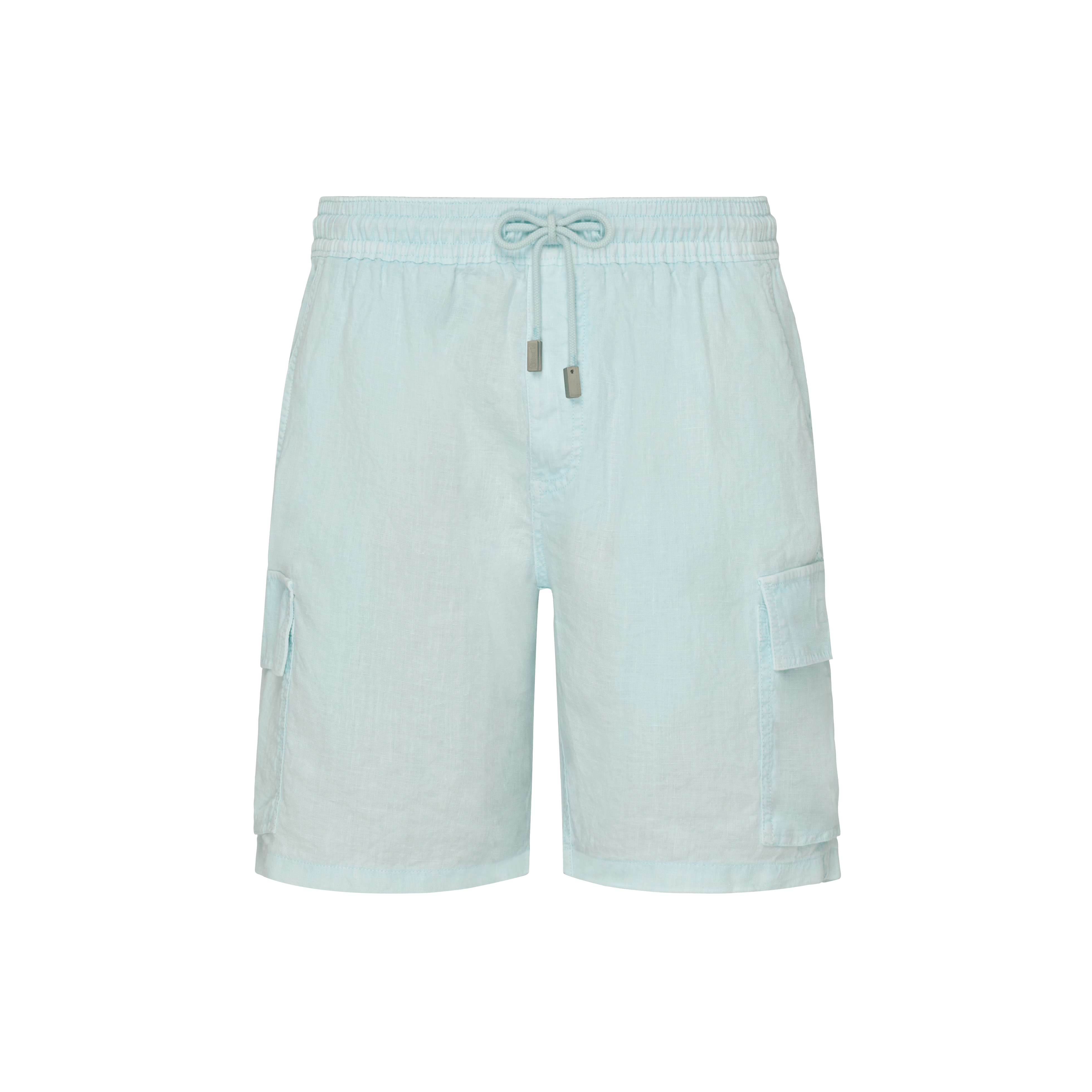Bermuda poches cargots en lin homme Natural Dye