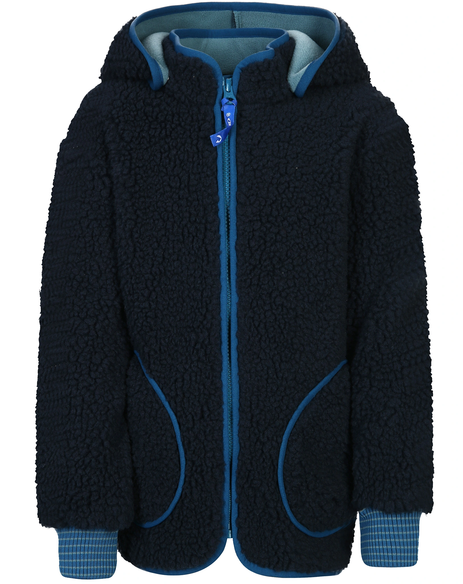 Teddy-Fleecejacke TONTTU NALLE in navy/seaport