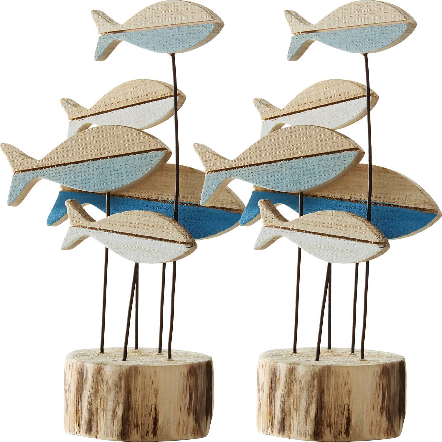 Deko-Fischschwarm im 2er-Pack