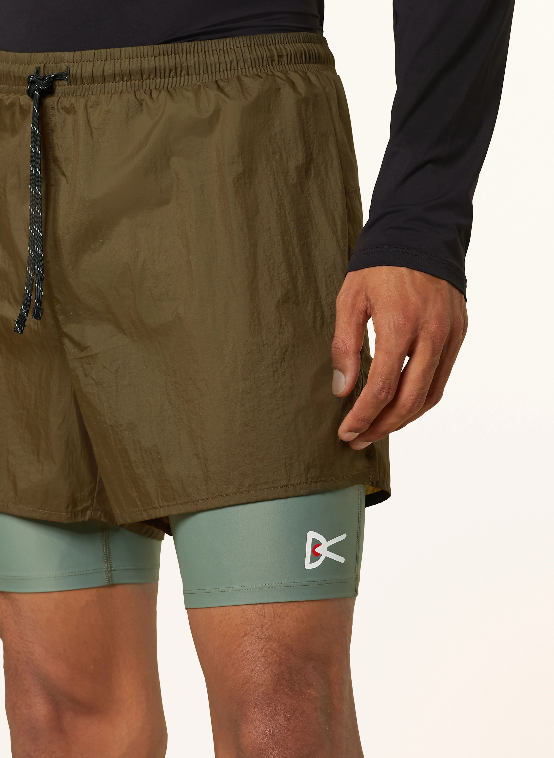 District Vision 2-in-1-Laufshorts