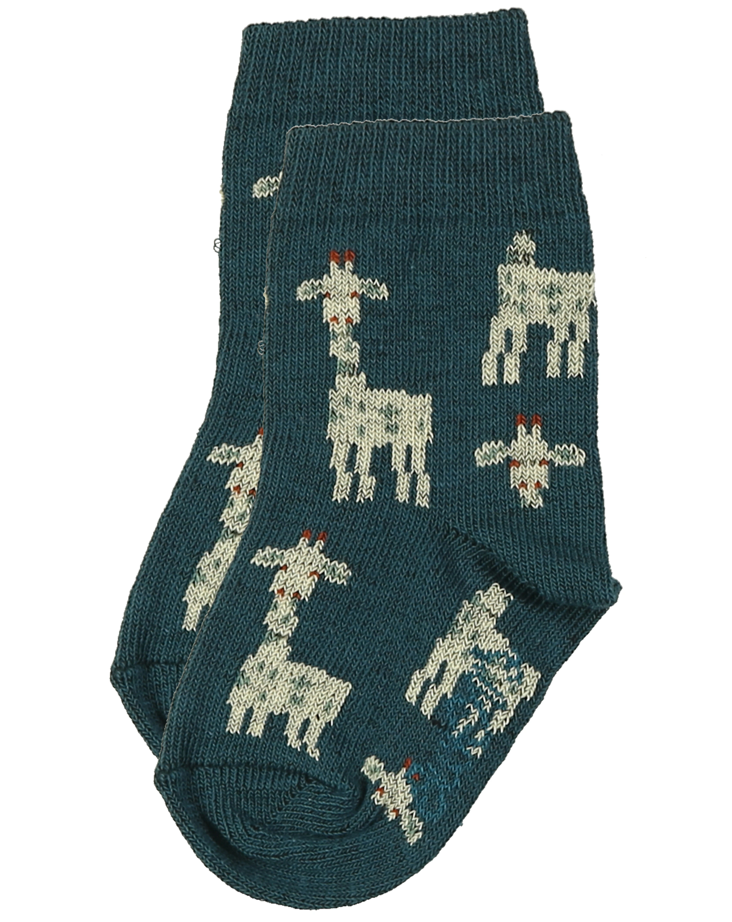 Socken GIRAFFE 2er-Pack in jade/navy
