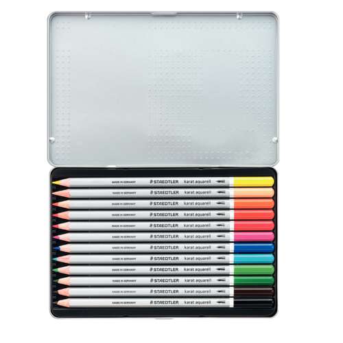 STAEDTLER® karat® Aquarell Aquarellstifte im Metalletui