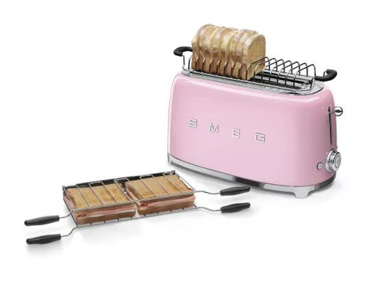 Grille pain 2 fentes rose