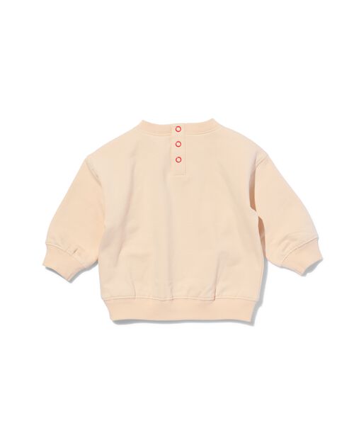 pull en sweat beautiful day pour bébé pêche