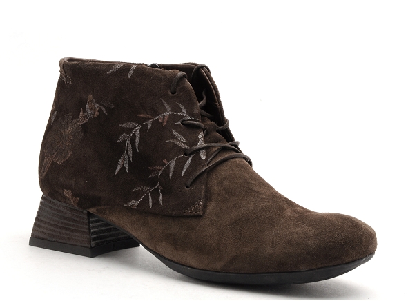 Think boots bottine talons femme 153050 marron