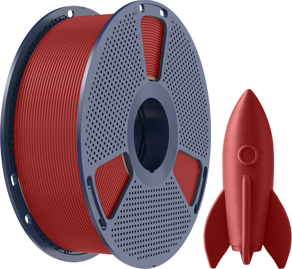 SUNLU  High-Speed PLA Red, 1,75 mm / 1000 g    PLA Filament speziell für den Hochgeschwindigkeitsdruck