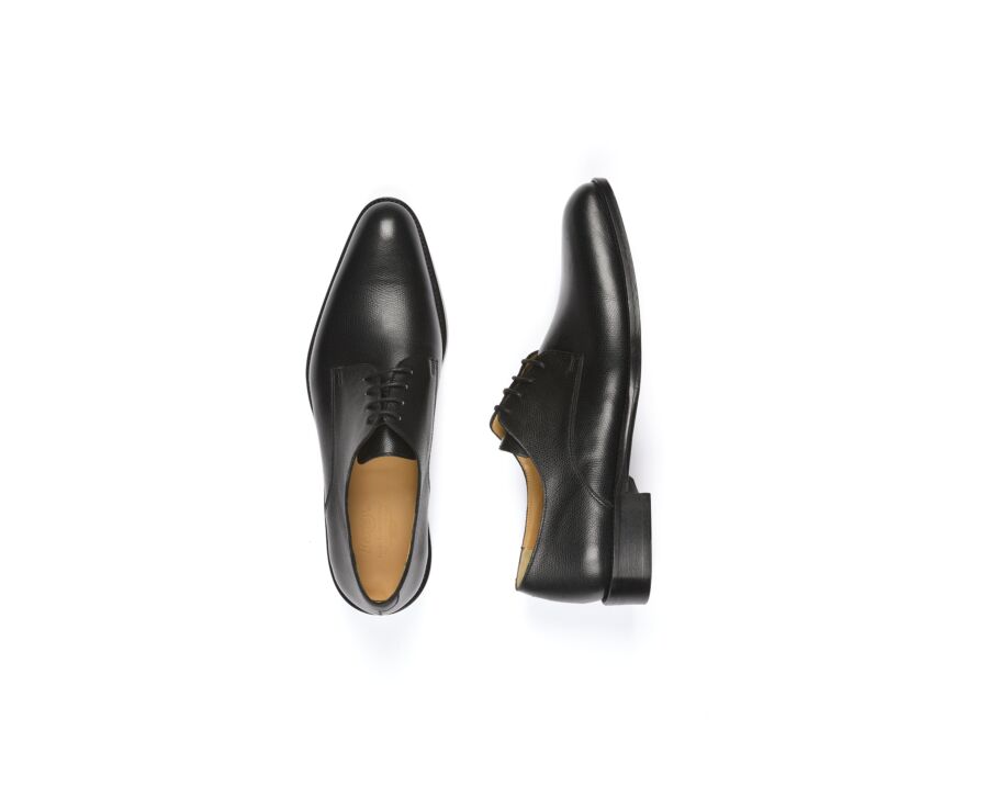 Derbies homme Noir Grainé semelle cuir - PHILIP II