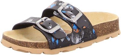 Superfit Fussbett Slippers, Stone/Multi