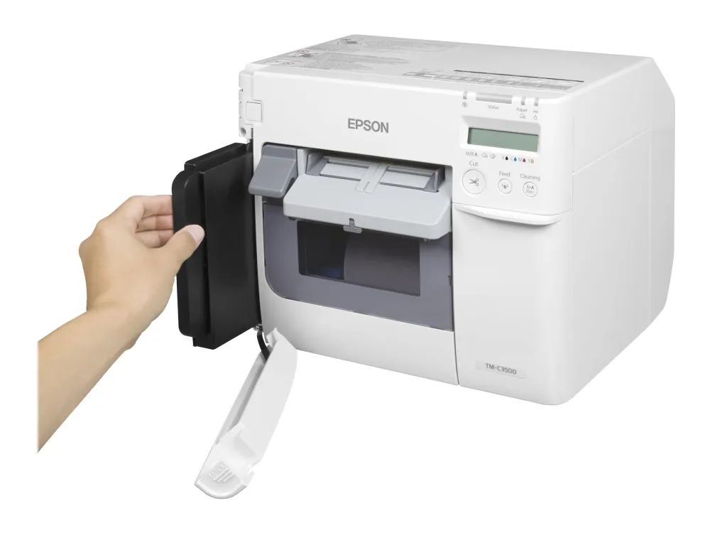 Epson TM C3500 - Etiketprinter - stikledning medfølger ikke fra Epson