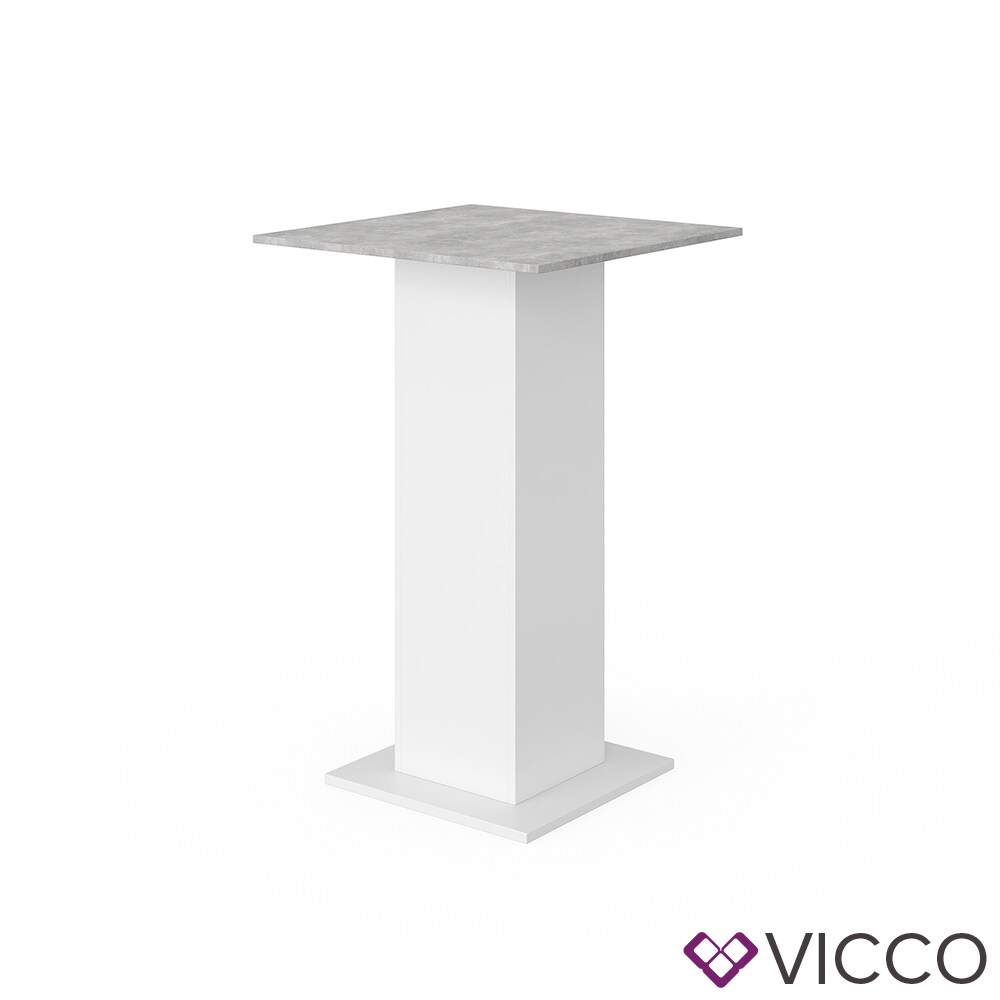 Vicco Bartisch Rodeo Bartresen Stehtisch Tisch Tresentisch Loungetisch Weiß Beton