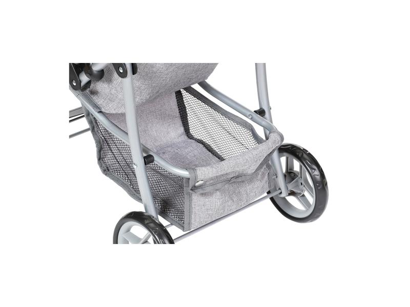Knorrtoys Puppenbuggy Liba Stone Grey Puppenwagen mit Sonnendach