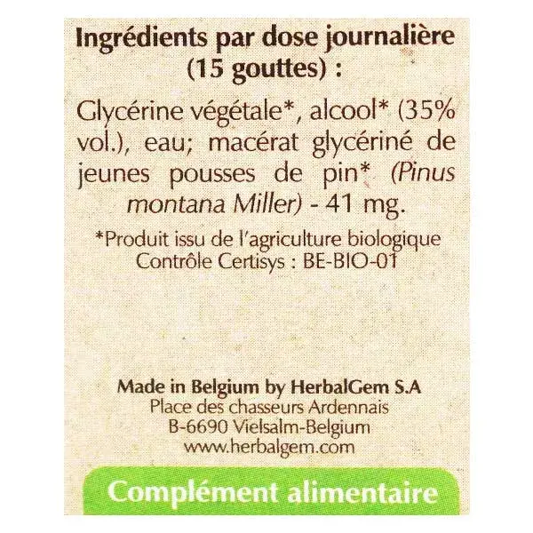 Herbalgem Macérat Concentré Pin des Montagnes Bio 30ml