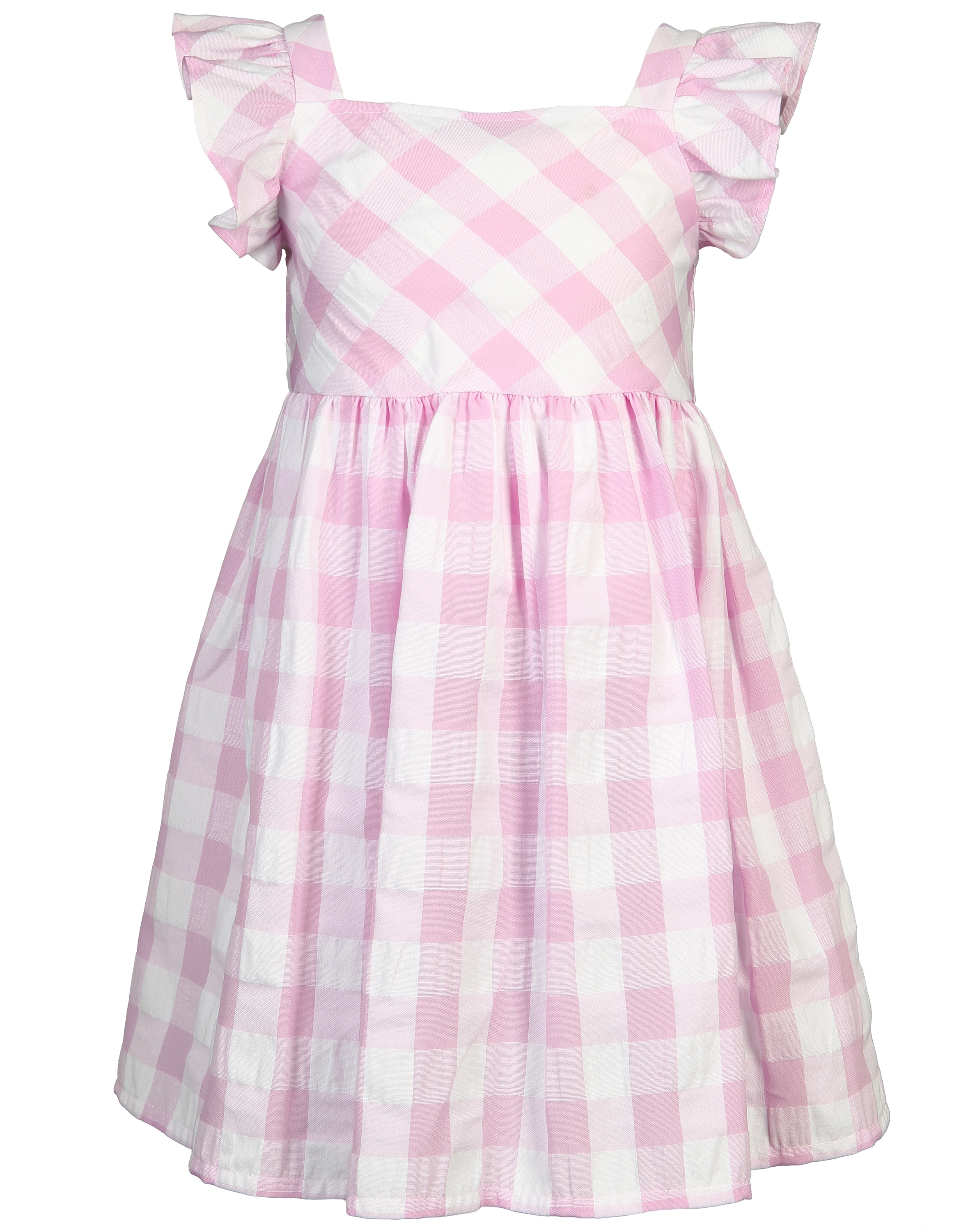 Trägerkleid VICHY in malve